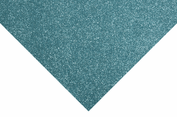 Glitter Felt Sheet 30cm x 23cm in Light Blue