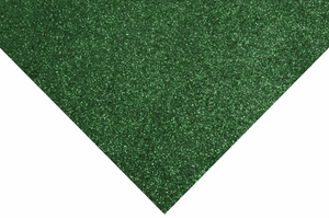 Glitter Felt Sheet 30cm x 23cm in Green