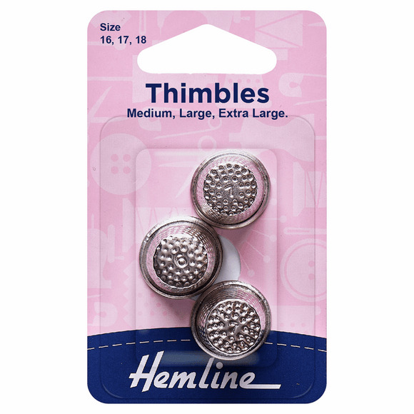Thimble (Metal) Set of 3 Different Sizes