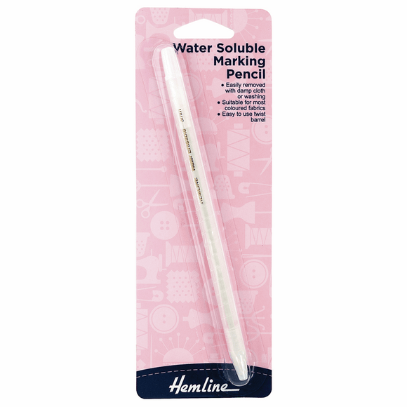 Tailor's Chalk Pencil -Water Soluble 3mm Hemline