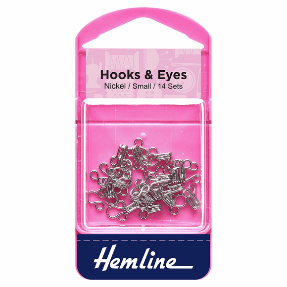 Hooks & Eyes Small Nickel