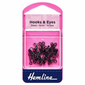 Hooks & Eyes Small Black