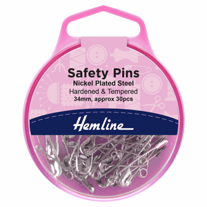 Safety Pins 34mm (pack of 30) by Hemline