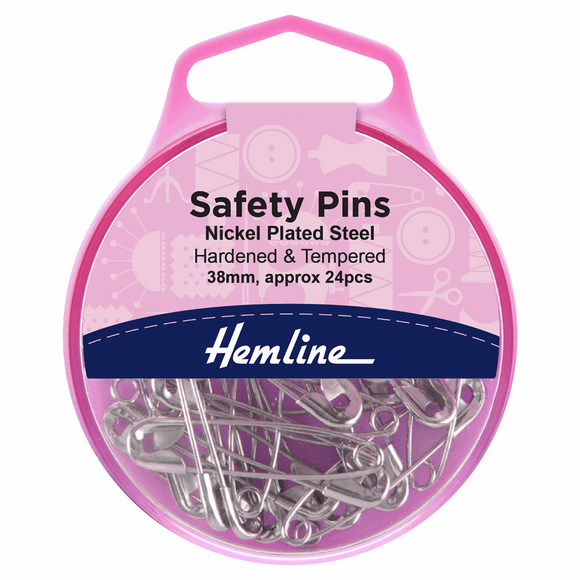 Safety Pins 38mm (pack of 24) by Hemline