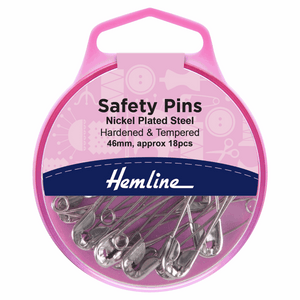 Safety Pins 46mm (Pack of 18) by Hemline