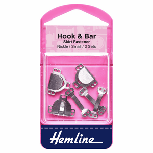 Hook & Bar Fasteners Small Nickel