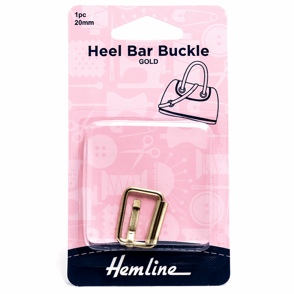 Buckle (Heel Bar) 20mm Gold