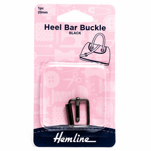 Buckle (Heel Bar) 20mm Nickel Black
