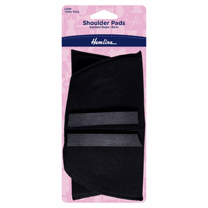 Shoulder Pads Standard Set In Large Black (1 pair)