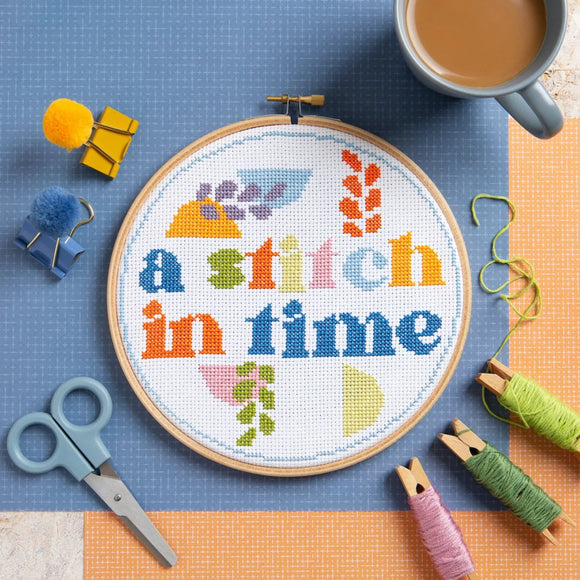Cross Stitch Kit - Stitch in Time (by Hawthorn Handmade)