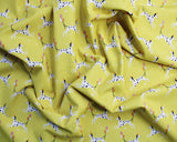 Cotton Dalmations that Party on Yellow