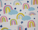 Polycotton Basics Rainbow Drawing (Pastels)