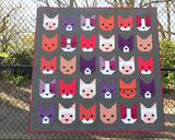 Elizabeth Hartman Kittens Quilt Pattern