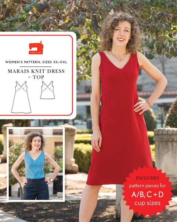 Liesl & Co Marais Knit Dress & Top Pattern