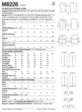 McCalls M8226