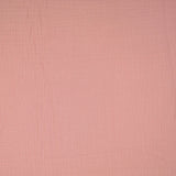 Double Gauze in Plain Dusky Pink (100% Cotton)
