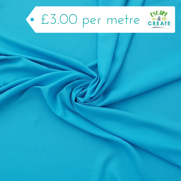 Dress Lining Super Soft in Turquoise