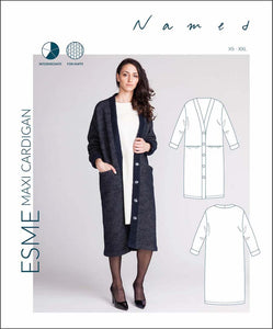 Named Clothing, Esme Maxi Cardigan Pattern