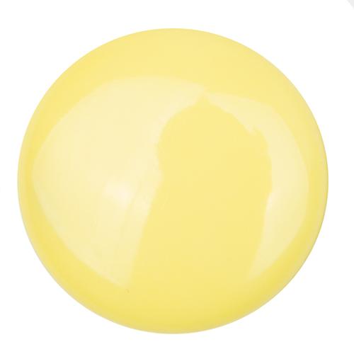 Button 13mm Round, Dome with Shank in Pale Yellow
