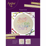 Embroidery Sampler Kit Hexagon Rainbow