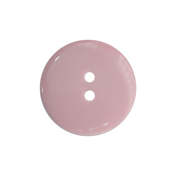 Button 22mm Round, Double Dome in Pink