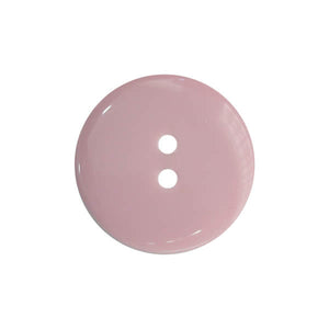 Button 15mm Round, Double Dome in Pink