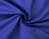 Drill Plain Cotton in Royal Blue