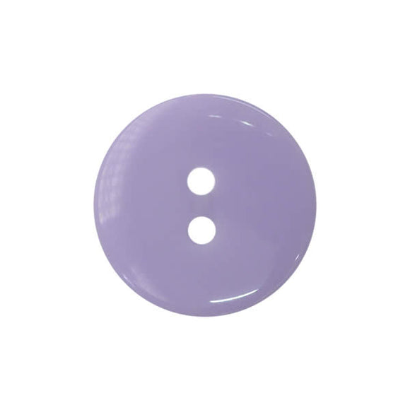 Button 22mm Round, Double Dome in Purple