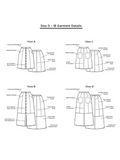 Grainline Studio Reed Skirt Pattern (Size US 14-30)