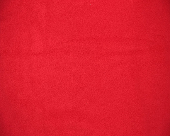 Fleece (Polar) in Plain Red