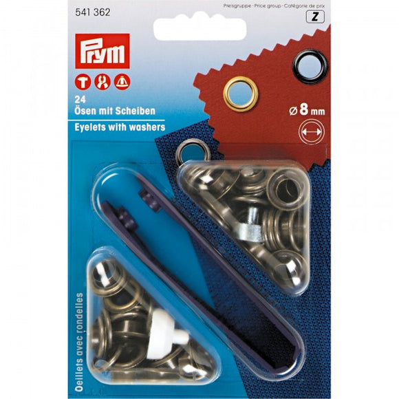 Eyelets with Washers and Tool by Prym