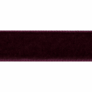 Ribbon Velvet 16mm Col 9434 Burgundy