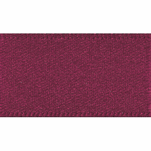 Ribbon Double Faced Satin 10mm Col 405 Burgundy