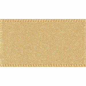 Ribbon Double Faced Satin 25mm Col 678 Honey Gold