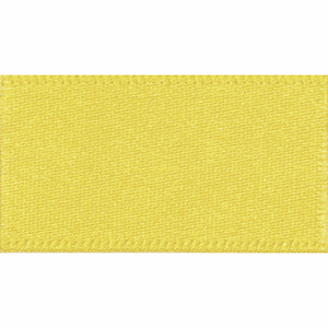 Ribbon Double Faced Satin 25mm Col 679 Yellow