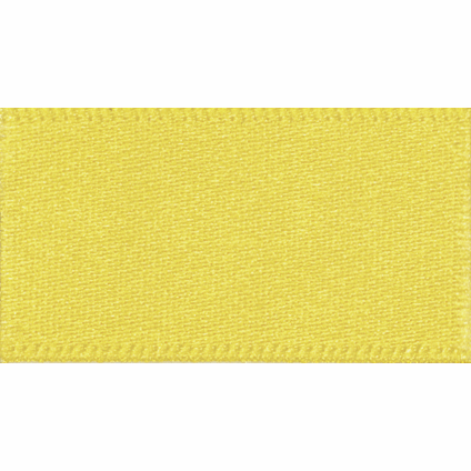 Ribbon Double Faced Satin 10mm Col 679 Yellow