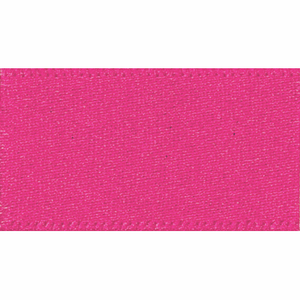 Ribbon Double Faced Satin 10mm Col 72 Shocking Pink