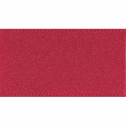 Ribbon Double Faced Satin 10mm Col 908 Scarlet Berry