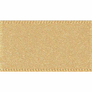 Ribbon Double Faced Satin 7mm Col 678 Honey Gold