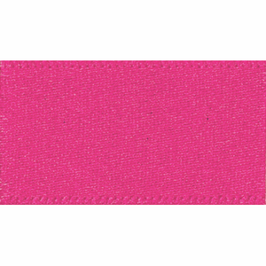 Ribbon Double Faced Satin 7mm Col 72 Shocking Pink