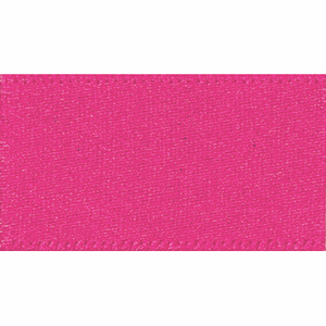 Ribbon Double Faced Satin 7mm Col 72 Shocking Pink