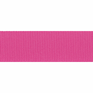 Ribbon Grosgrain 10mm Plain Col 009 Shocking Pink