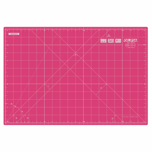 Cutting Mat 42cm x 27.5cm (17" x 11") in Pink by Olfa