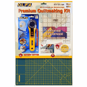 Quilt Making Kit - Cutter, Ruler and Mat by Olfa