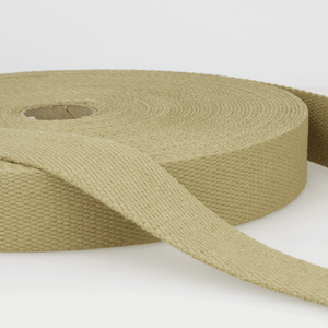 Webbing Tape 25mm (Cotton) in Linen