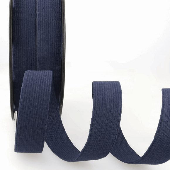 Elastic Ribbon 5mm Navy Blue