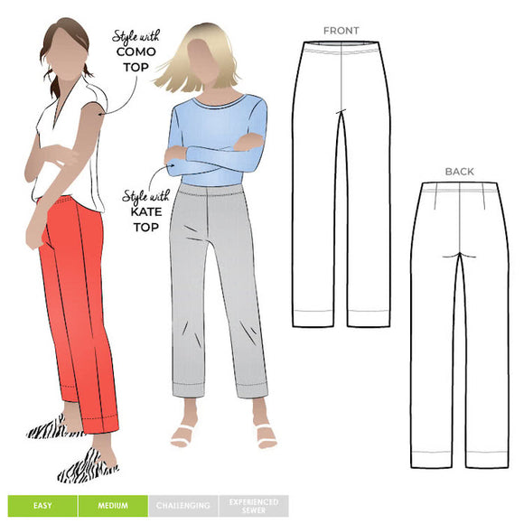 Style ARC Cheryl Stretch Pant Pattern Size 18-30
