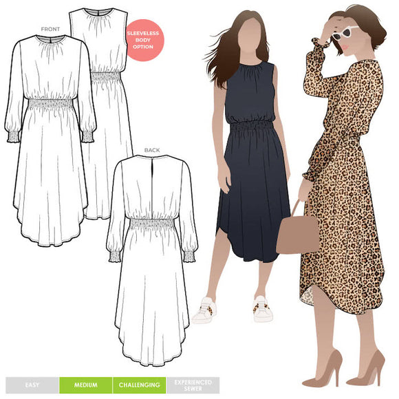 Style ARC Asha Dress Pattern Size 4-16