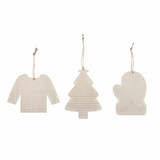 Cross Stitch Kit - Christmas Tree Decorations (Set of 3)