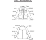Grainline Studio Thayer Jacket Pattern (Size US 0-18)
